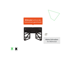 Laden Sie das Bild in den Galerie-Viewer, Bildaufhänger für Leinwandbilder