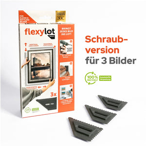 flexylot Basic - Schraubversion für 3 Bilder