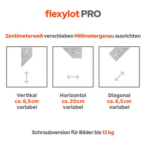 flexylot Pro - Zentimeterweit verschieben, millimetergenau ausrichten